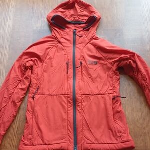 Mountain Hardwear Red Hooded Jacket - Kor Warm